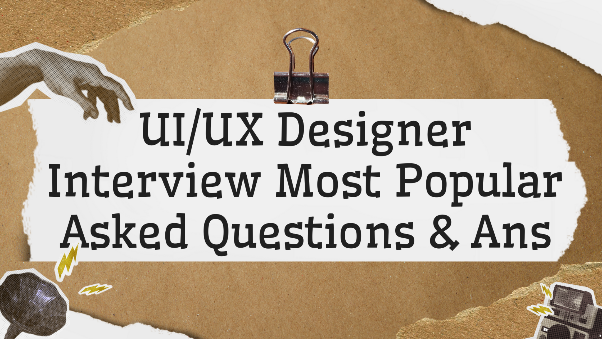 UI/UX Designer Interview Questions