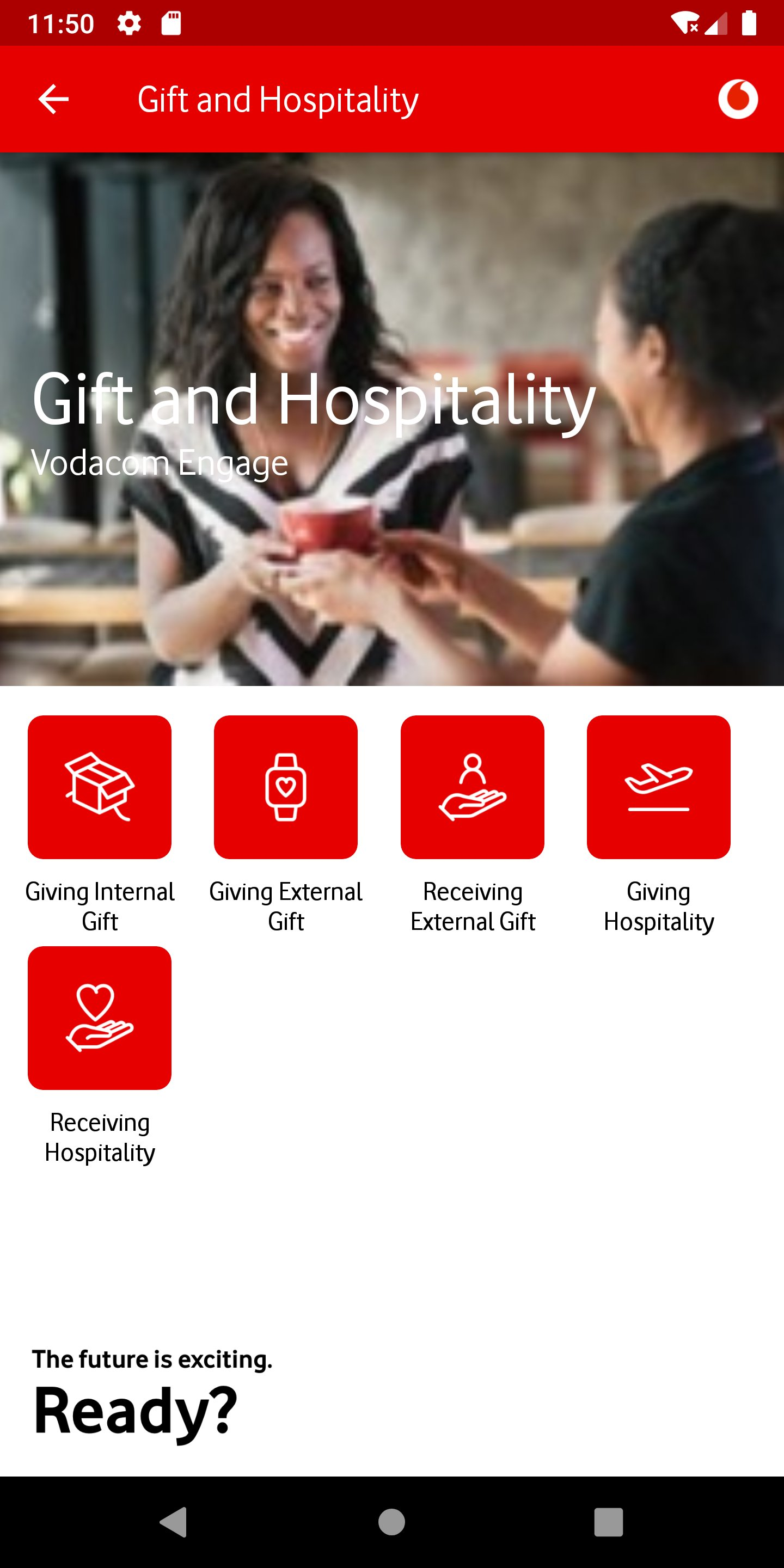 Old Gift and Hospitality screen